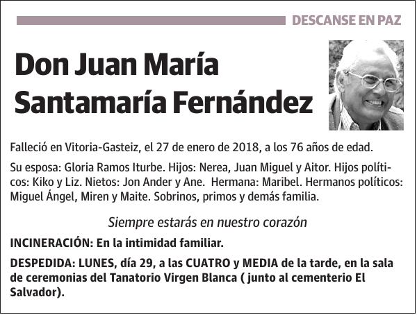 Juan María Santamaría Fernández