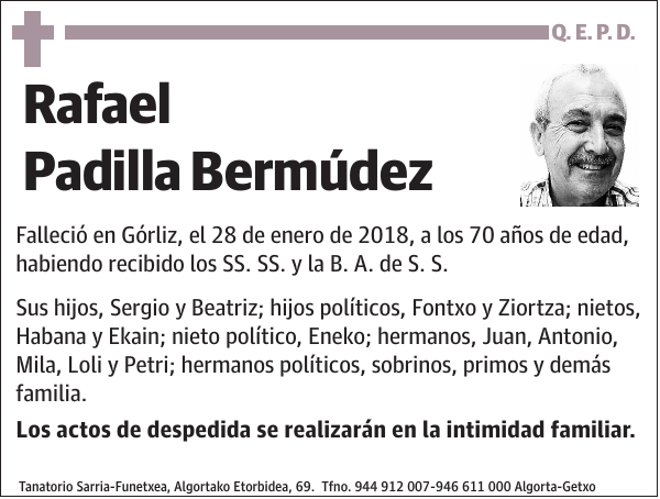 Rafael Padilla Bermúdez