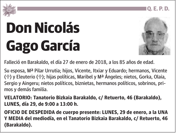 Nicolás Gago García