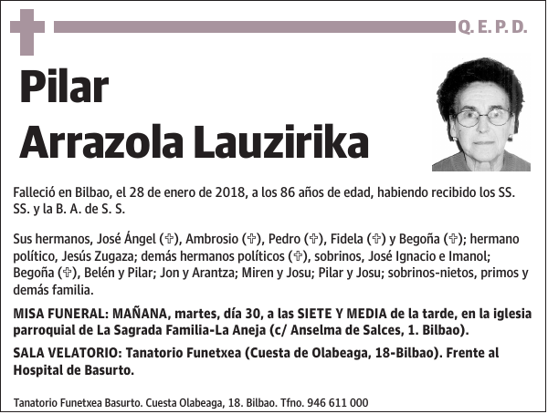 Pilar Arrazola Lauzirika