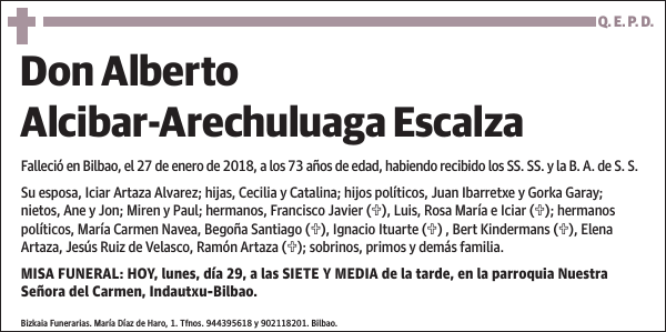 Alberto Alcibar-Arechuluaga Escalza