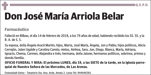 José María Arriola Belar