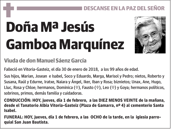 Mª Jesús Gamboa Marquínez