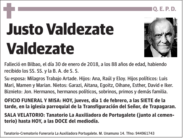 Justo Valdezate Valdezate