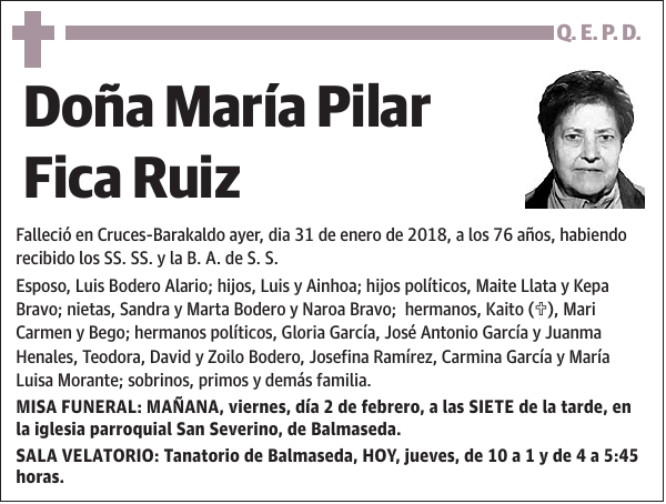 María Pilar Fica Ruiz