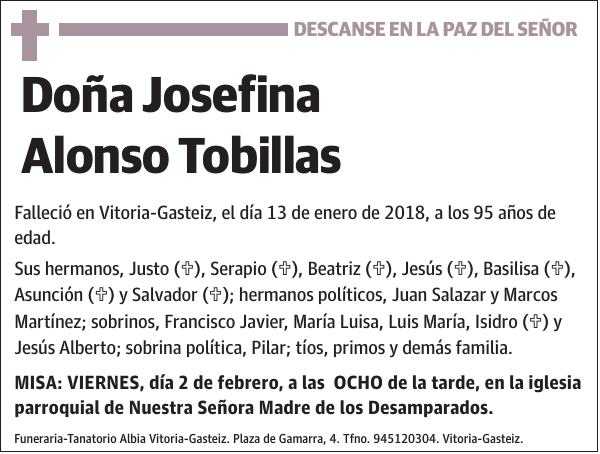 Josefina Alonso Tobillas