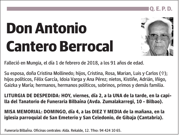 Antonio Cantero Berrocal