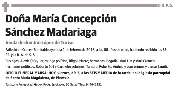 María Concepción Sánchez Madariaga