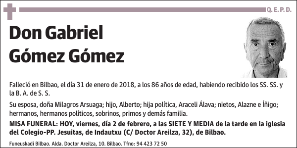 Gabriel Gómez Gómez