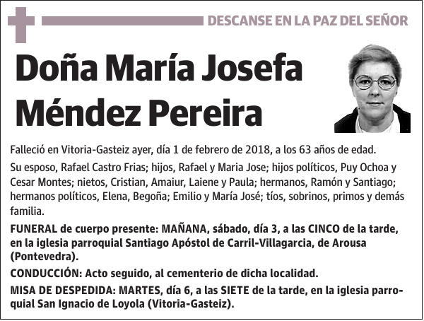 María Josefa Méndez Pereira