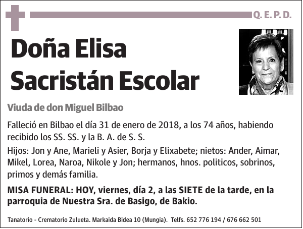 Elisa Sacristán Escolar