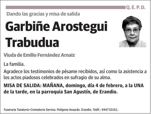 Garbiñe Arostegui Trabudua