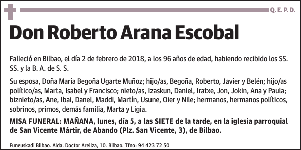 Roberto Arana Escobal