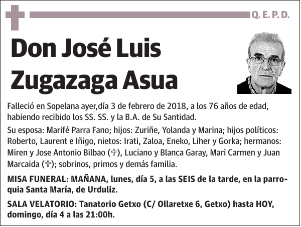 José Luis Zugazaga Asua