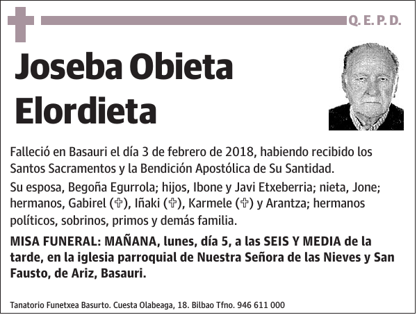 Joseba Obieta Elordieta