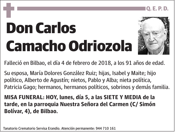 Carlos Camacho Odriozola