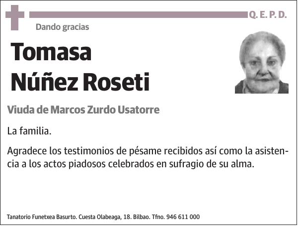 Tomasa Núñez Roseti