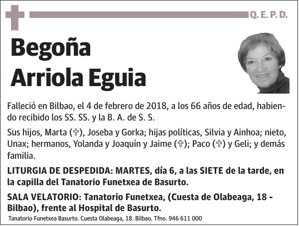 Begoña Arriola Eguia