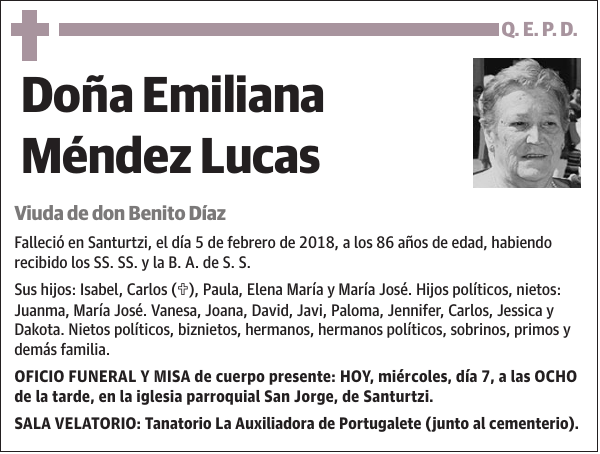 Emiliana Méndez Lucas