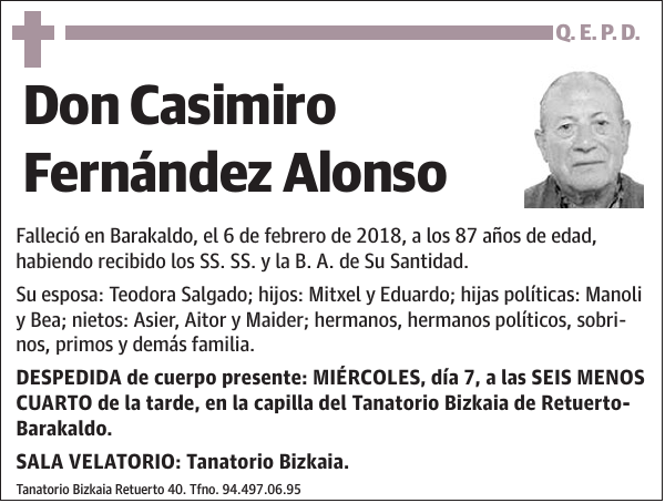 Casimiro Fernández Alonso