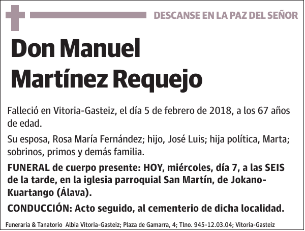 Manuel Martínez Requejo