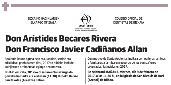 Arístides Becares Rivera y Francisco Javier Cadiñanos Allan