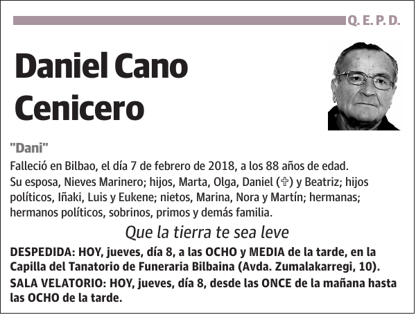 Daniel Cano Cenicero