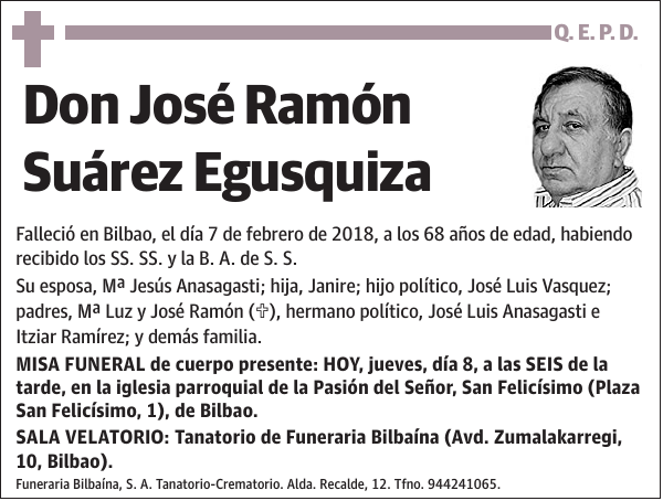 José Ramón Suárez Egusquiza