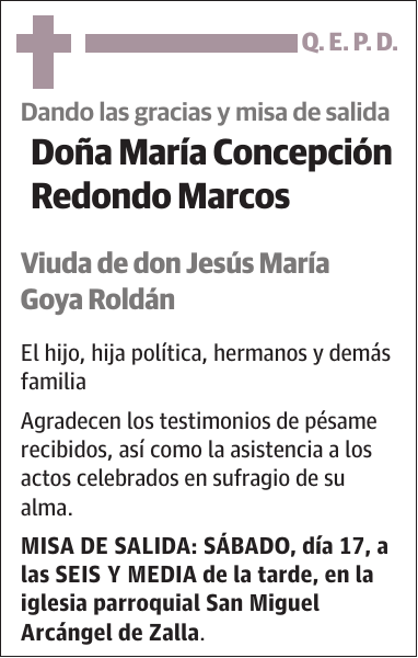 María Concepción Redondo Marcos