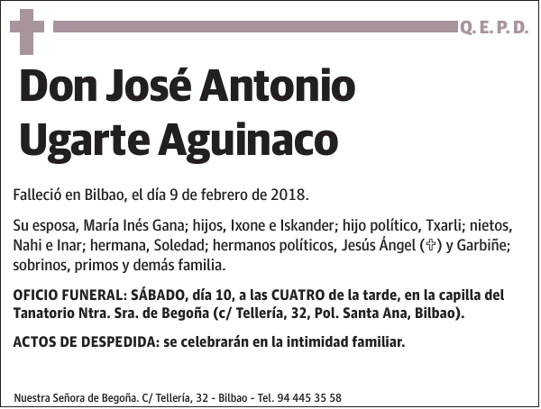 José Antonio Ugarte Aguinaco