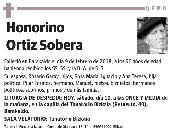 Honorino Ortiz Sobera