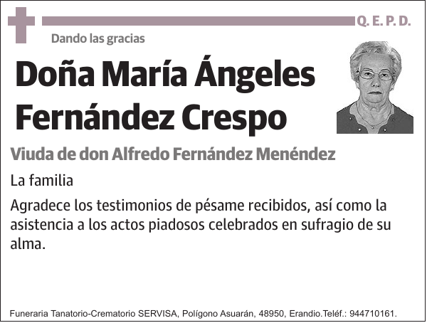 María Ángeles Fernández Crespo