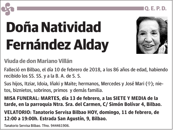 Natividad Fernández Alday