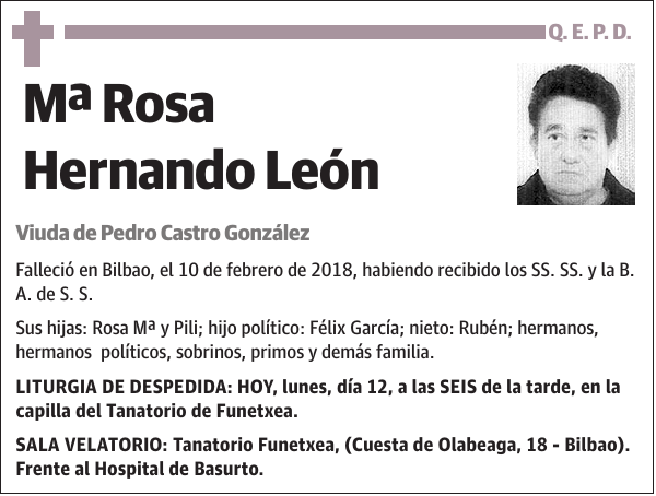 Mª Rosa Hernando León