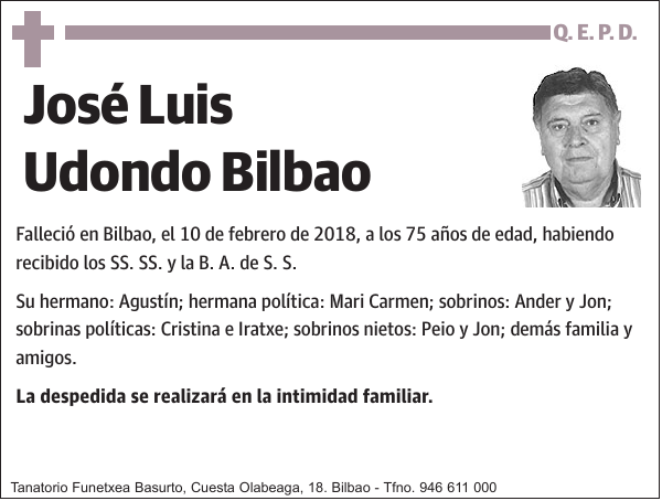 José Luis Udondo Bilbao