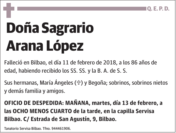 Sagrario Arana López