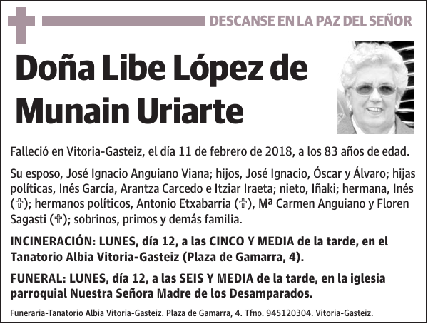 Libe López de Munain Uriarte