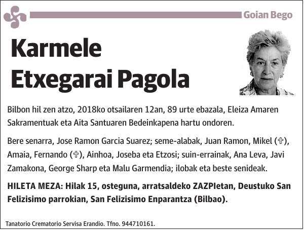 Karmele Etxegarai Pagola