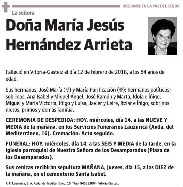 María Jesús Hernández Arrieta