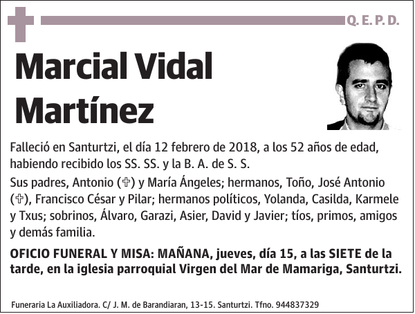 Marcial Vidal Martínez