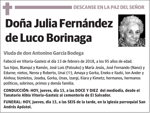 Julia Fernández de Luco Borinaga