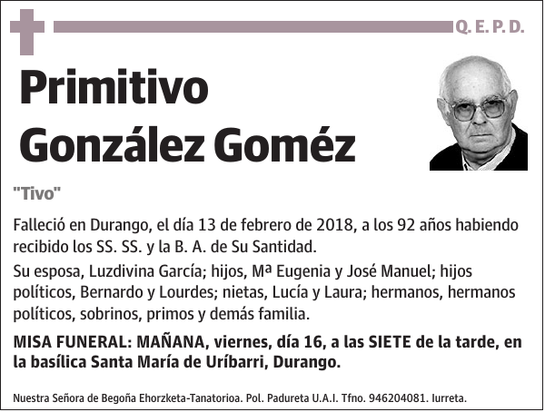 Primitivo González Goméz