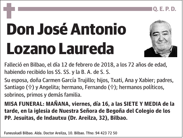 José Antonio Lozano Laureda