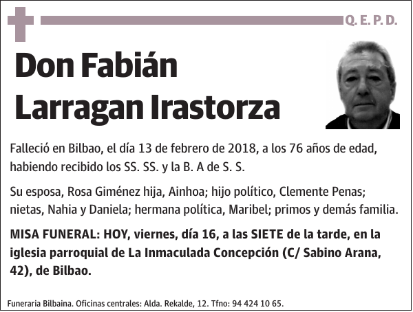 Fabián Larragan Irastorza