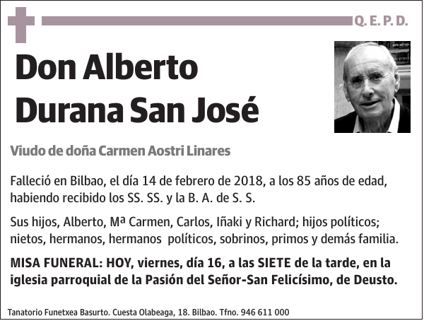 Alberto Durana San José