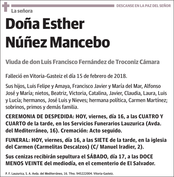 Esther Núñez Mancebo