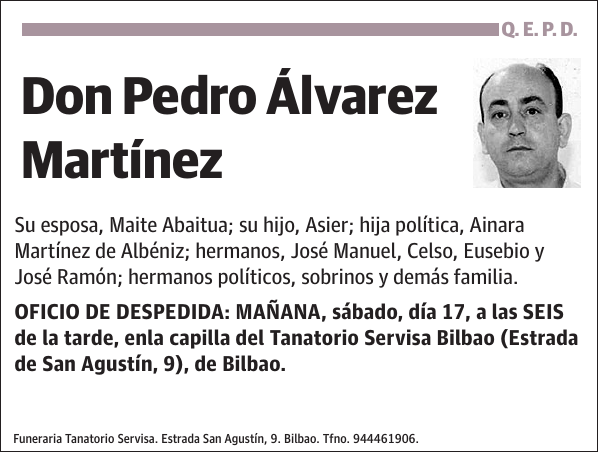 Pedro Álvarez Martínez