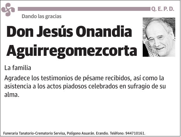 Jesús Onandia Aguirregomezcorta