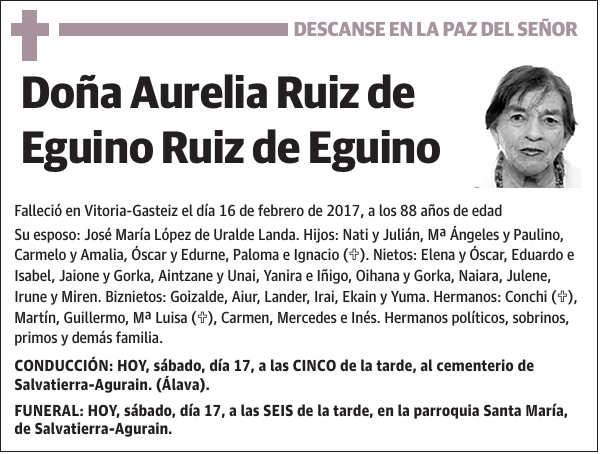 Aurelia Ruiz de Eguino Ruiz de Eguino