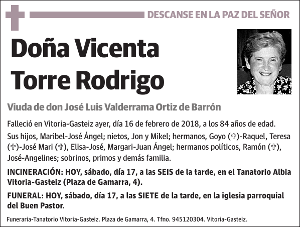 Vicenta Torre Rodrigo